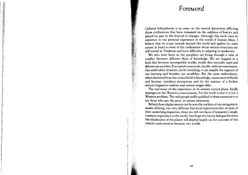 Selection from "Cultural Schizophrenia: Islamic Societies Confronting the West"