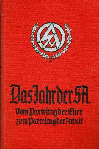 Das Jahr der SA.
