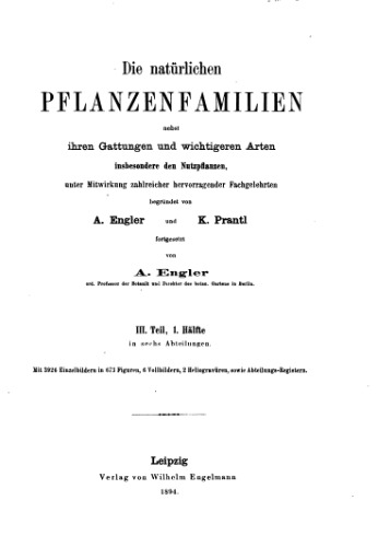 Die natürlichen PFLANZENFAMILIEN. Saururaceae
