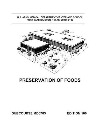 Preservation of Foods MD0703