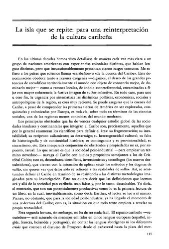 La isla que se repite: para una reinterpretación de la cultura caribeña