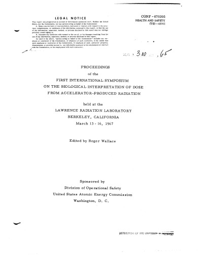 Biological Interpretation of Dose from Accelerator-Produced Radiation