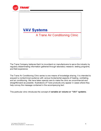 VAV Systems