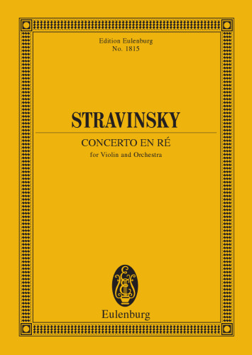 Concerto en ré: for violin and orchestra