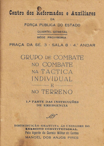 Grupo de Combate no Combate na Táctica Individual e no Terreno