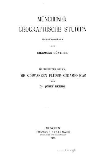 Die schwarzen Flüsse Südamerikas