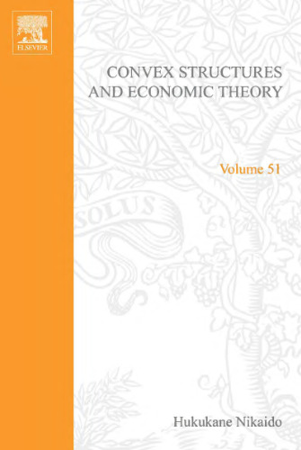 Convex structures and economic theory