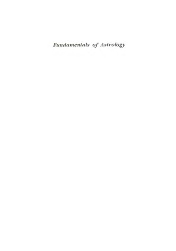Fundamentals of astrology