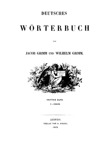 Deutsches Woerterbuch - Dritter Band - E-Forsche