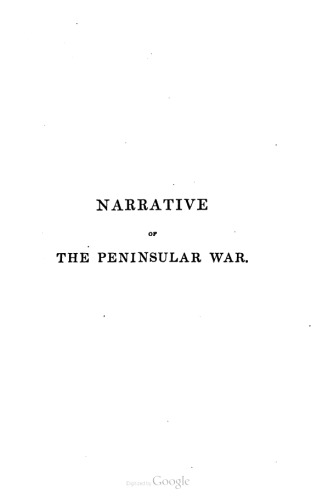 A Narrative of the Peninsular War