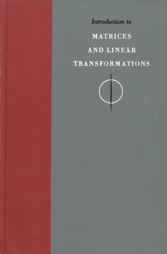 Introduction to Matrices and Linear Transformations