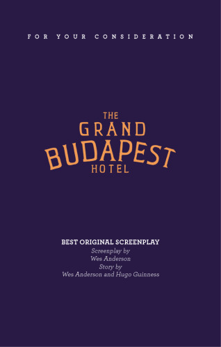 Anderson, Wes _ The Grand Budapest Hotel (script)