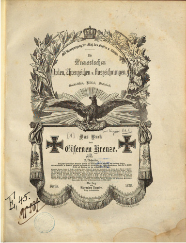 Das Buch vom Eisernen Kreuze