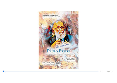 Paulo Freire: filosofia, linguagem, educação e sociedade