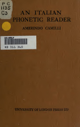An Italian Phonetic Reader