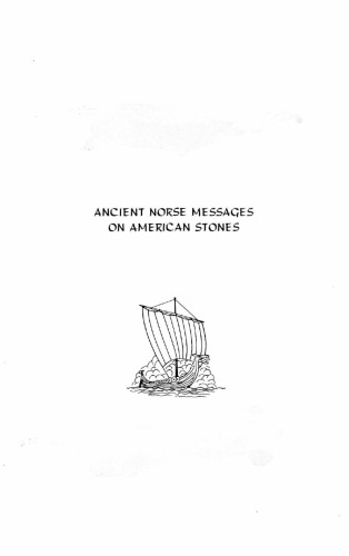 Ancient Norse Messages On American Stones