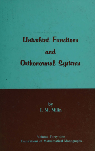 Univalent Functions and Orthonormal Systems