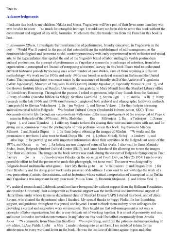 Alienation Effects: Performance and Self-Management in Yugoslavia, 1945-91