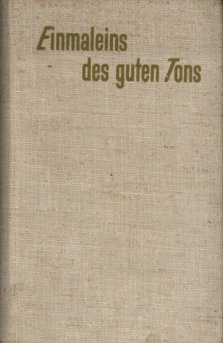 Einmaleins des guten Tons