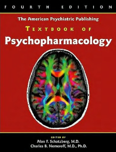The American Psychiatric Press Textbook Of Psychopharmacology Schatzberg Nemeroff