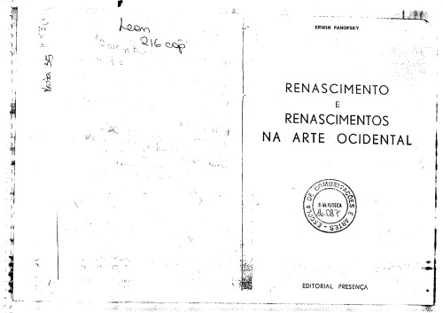 Renascimento e Renascimentos na Arte Ocidental