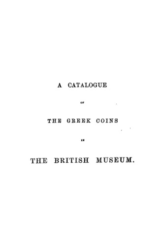 Catalogue of the coins of Parthia