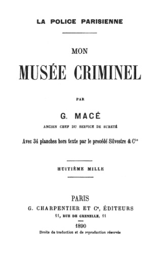 Mon musée criminel