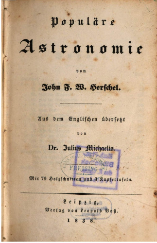 Populäre Astronomie