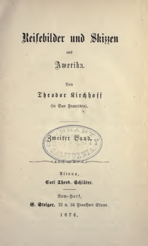 Reisebilder und Skizzen aus Amerika