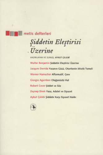 Şiddetin Eleştirisi Üzerine