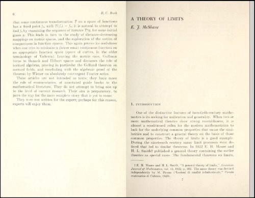 A theory of limits