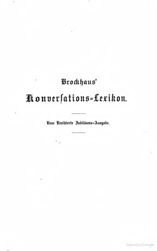 Brockhaus' Konversations-Lexikon