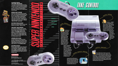 SNES - Take Control Booklet