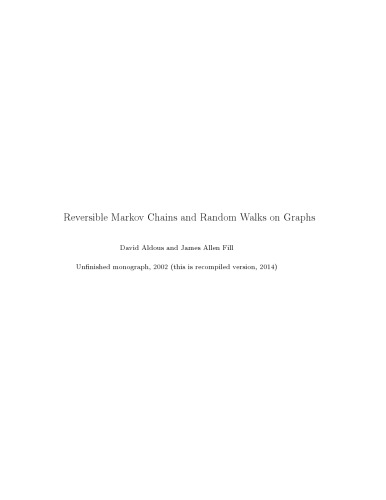 Reversible Markov Chains and Random Walks on Graphs