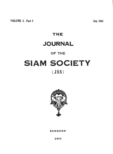 Journal of the Siam Society; 50