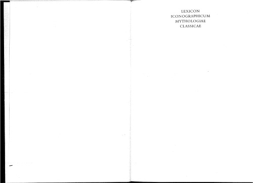 Lexicon Iconographicum Mythologiae Classicae (LIMC)