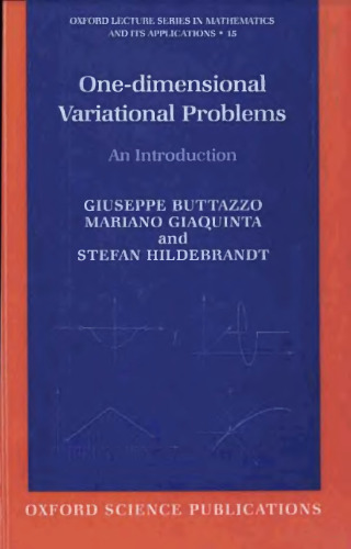One-dimensional Variational Problems