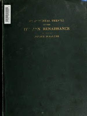 Ornamental details of the Italian Renaissance