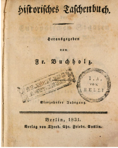 Begebenheiten des Jahres 1828