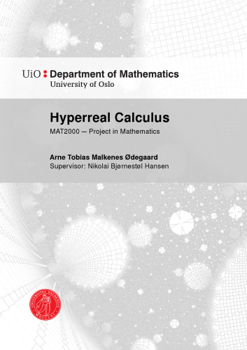 Hyperreal Calculus