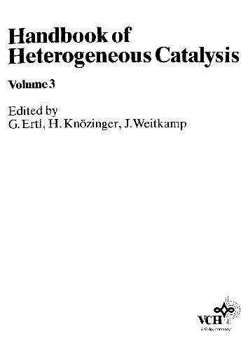 Handbook of Heterogeneous Catalysis