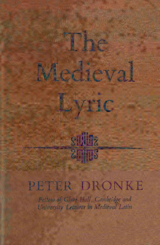 The Medieval Lyric