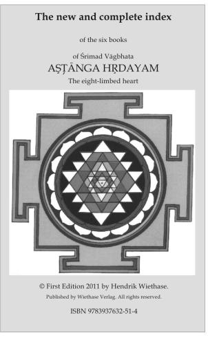 Astanga Hrdayam complete Index