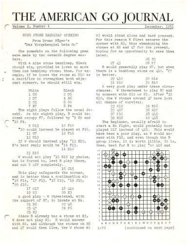 The American Go Journal
