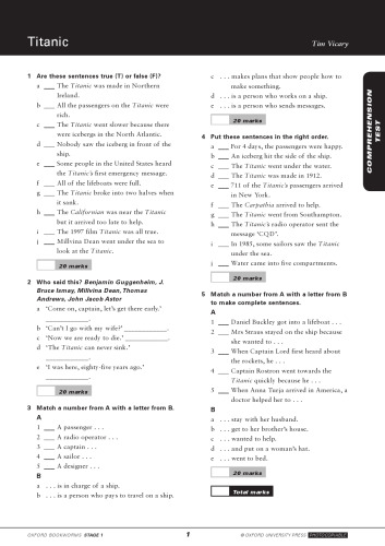 Titanic - Tests