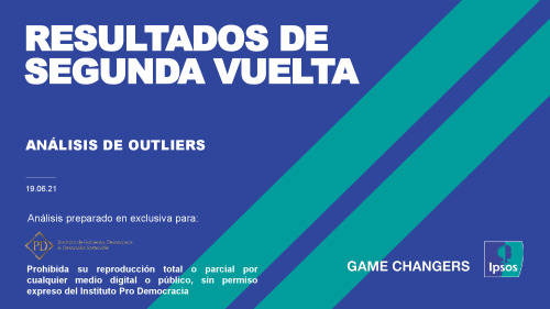 Resultados de segunda vuelta. Análisis de outliers (Perú, 2021)