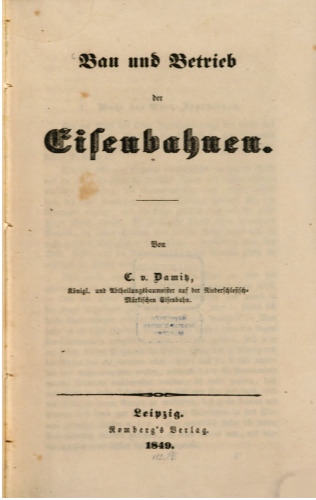 Bau und Betrieb der Eisenbahnen