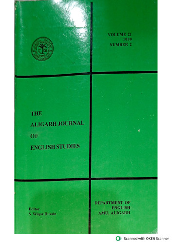 The Aligarh Journal of English Studies