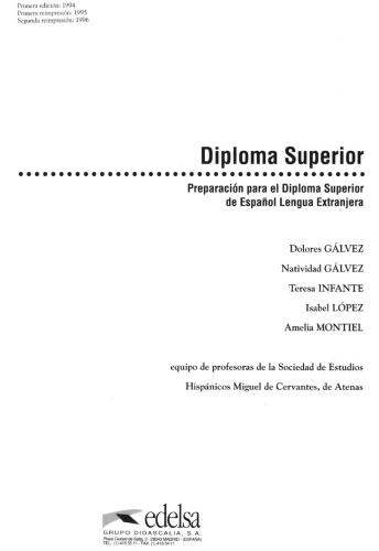 Preparación para el Diploma Superior