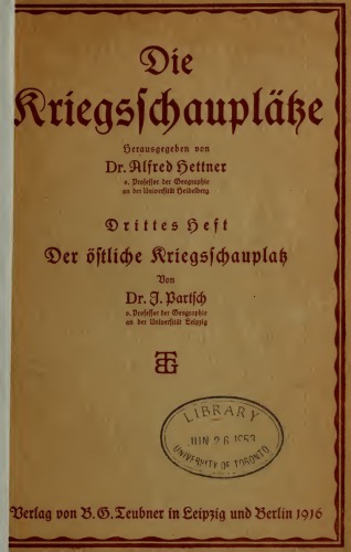Der östliche Kriegsschauplatz